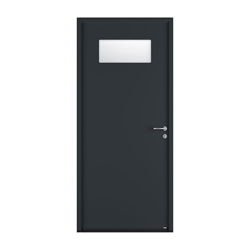 porte service alu acier
